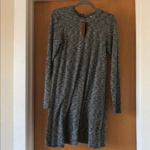 Grey Long Sleeve Dress